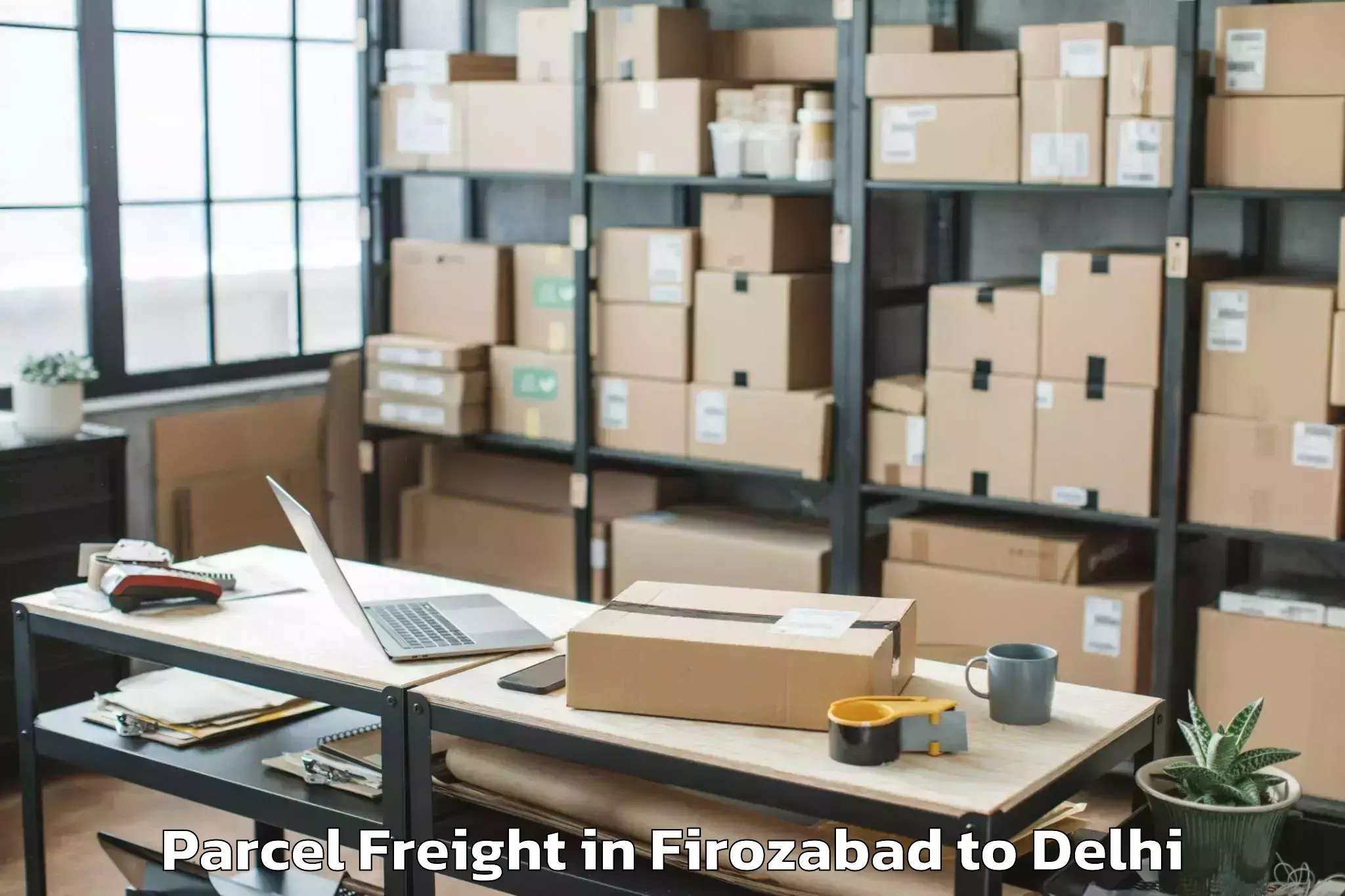 Book Firozabad to Parsvnath Mall Azadpur Parcel Freight